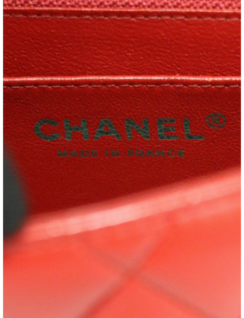 Mini matelassé 17 Chanel rouge