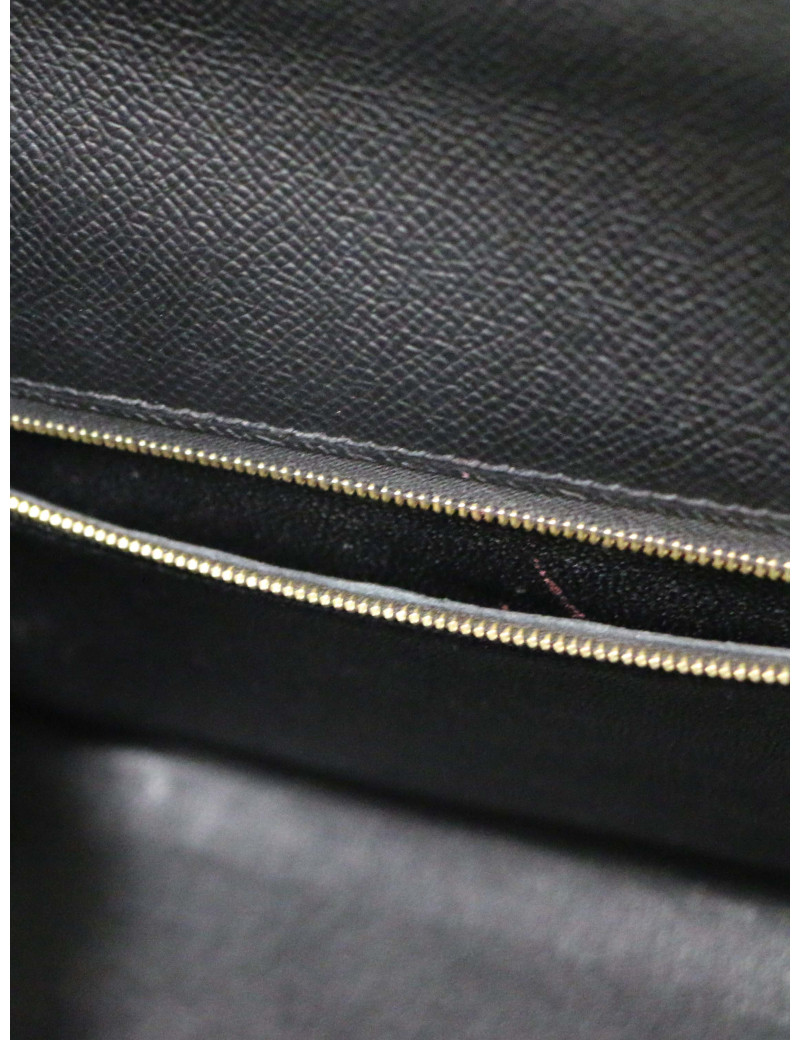 Kelly 28 noir Hermès epsom