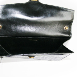 Vintage DIOR way black crocodile leather bag