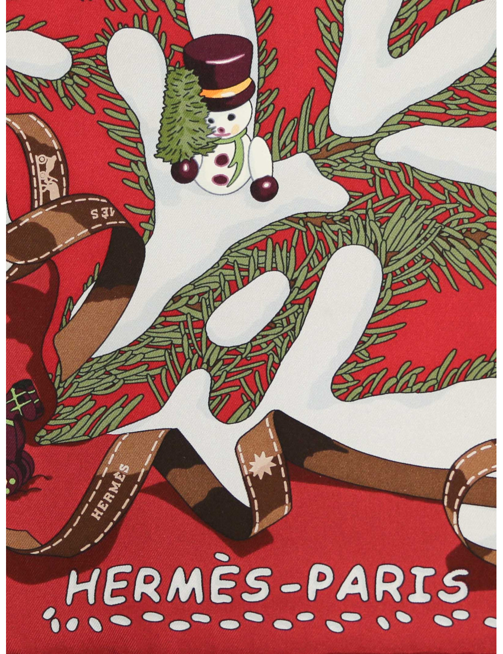 Rare Carré Hermès Noël au 24 Faubourg