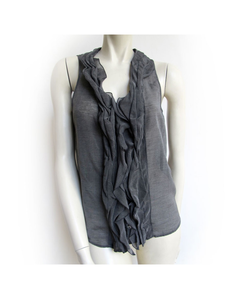 Top gris FABRIZIO LENZI