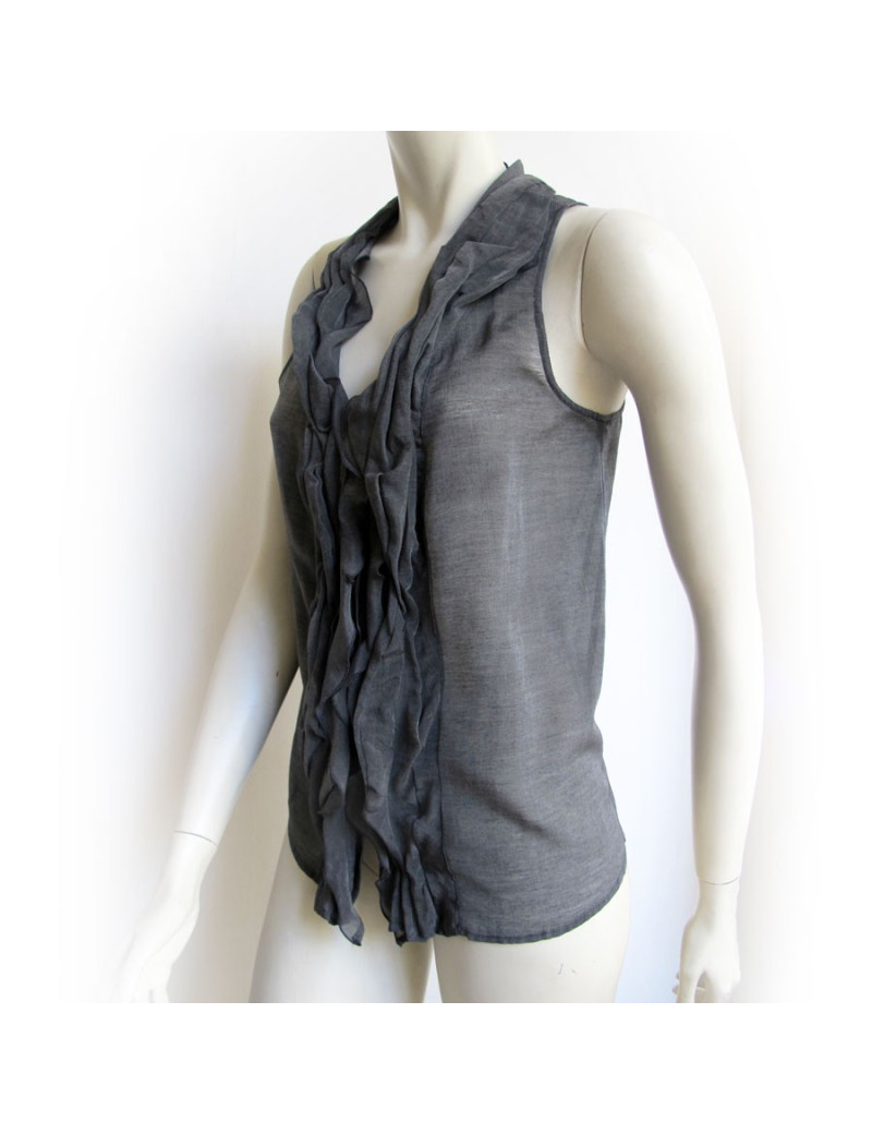 Top gris FABRIZIO LENZI