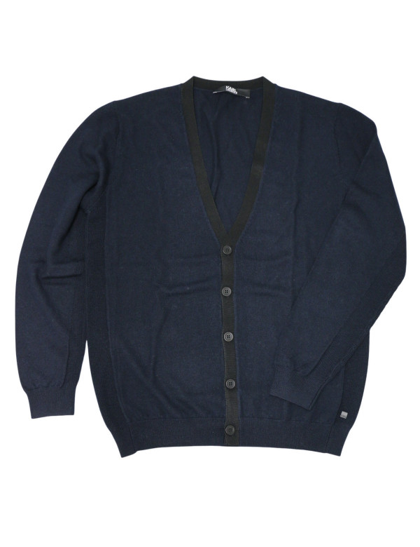 Cardigan Karl Lagerfeld T40 bicolore laine