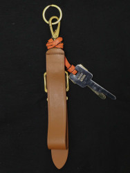 Bag charm MIU MIU cuir gold