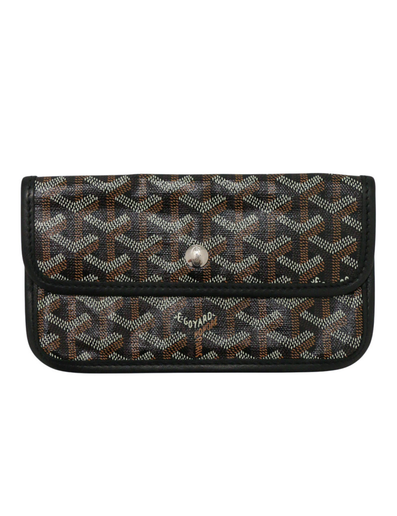 Pochette Saint Louis Goyard en toile Goyardine emblématique