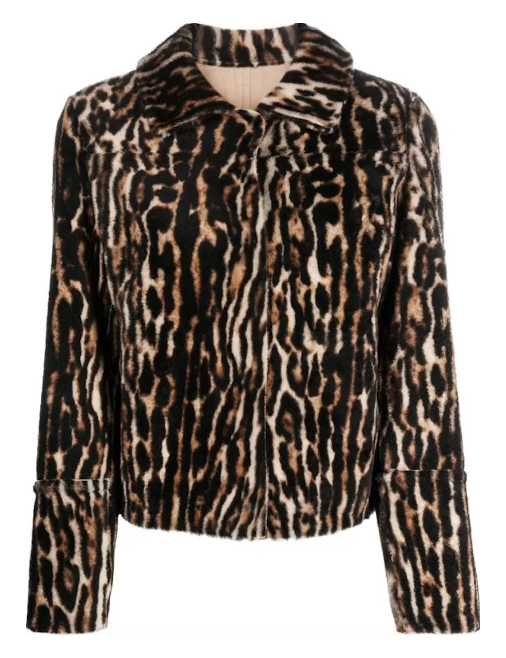 Veste chèvre façon léopard YVES SALOMON