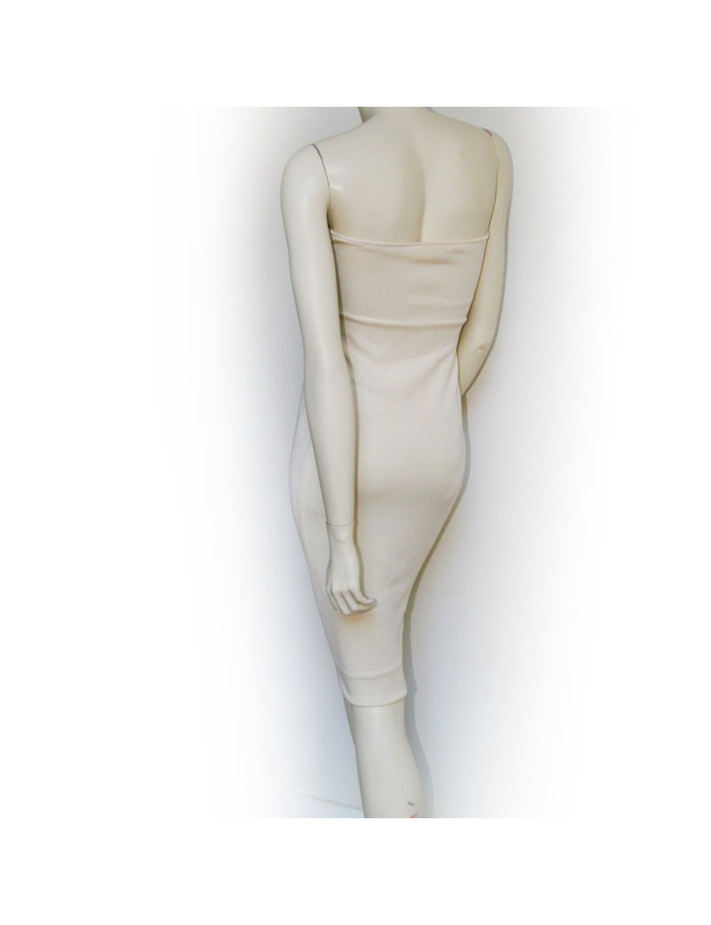 Robe GIAMBATTISTA VALLI blanc cassé en soie