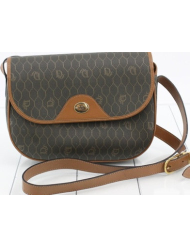 Sac Dior vintage en toile nid d'abeille