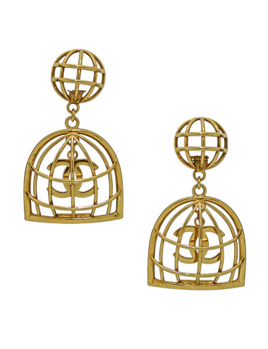 Chanel Birdcage Earrings