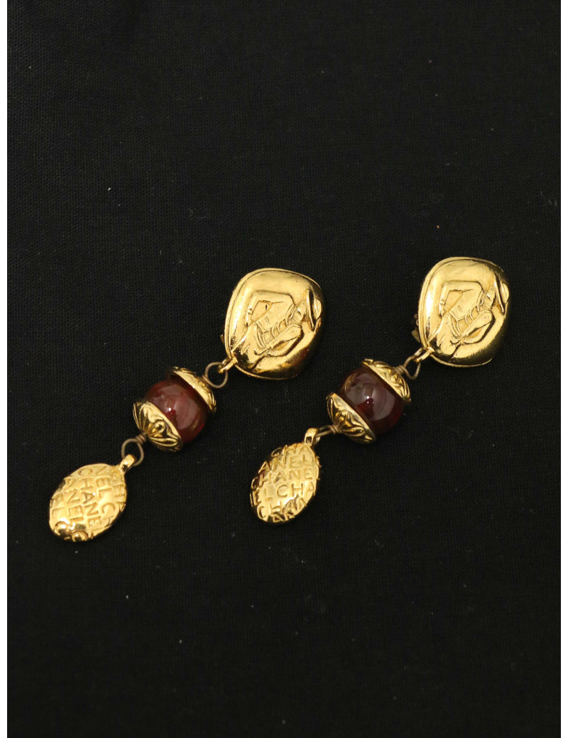 Boucles d'oreille clips Coco Chanel