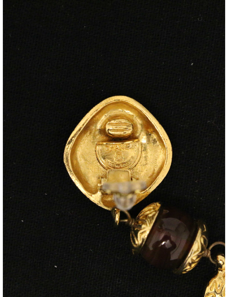 Boucles d'oreille clips Coco Chanel