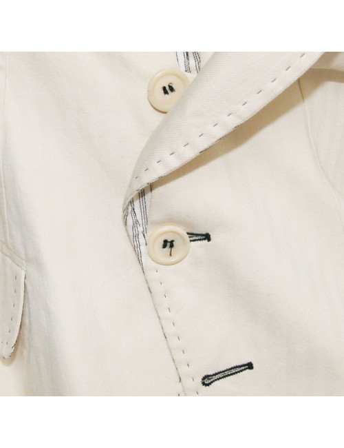 Veste blanc cassé ANN DEMEULEMEESTER T36