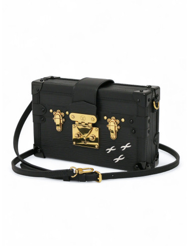 Petite malle Louis Vuitton noire