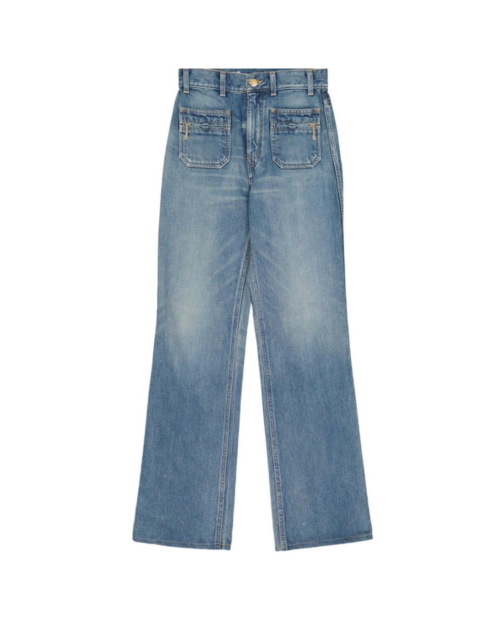 Pantalon CELINE denim bleu