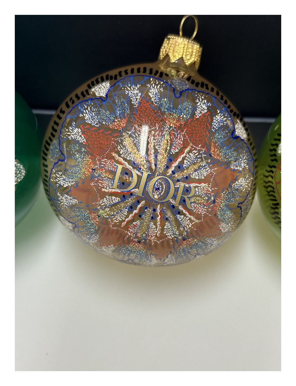 Boules de Noël Dior multicolores