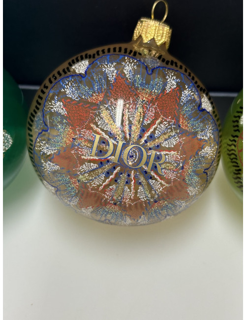 Boules de Noël Dior multicolores
