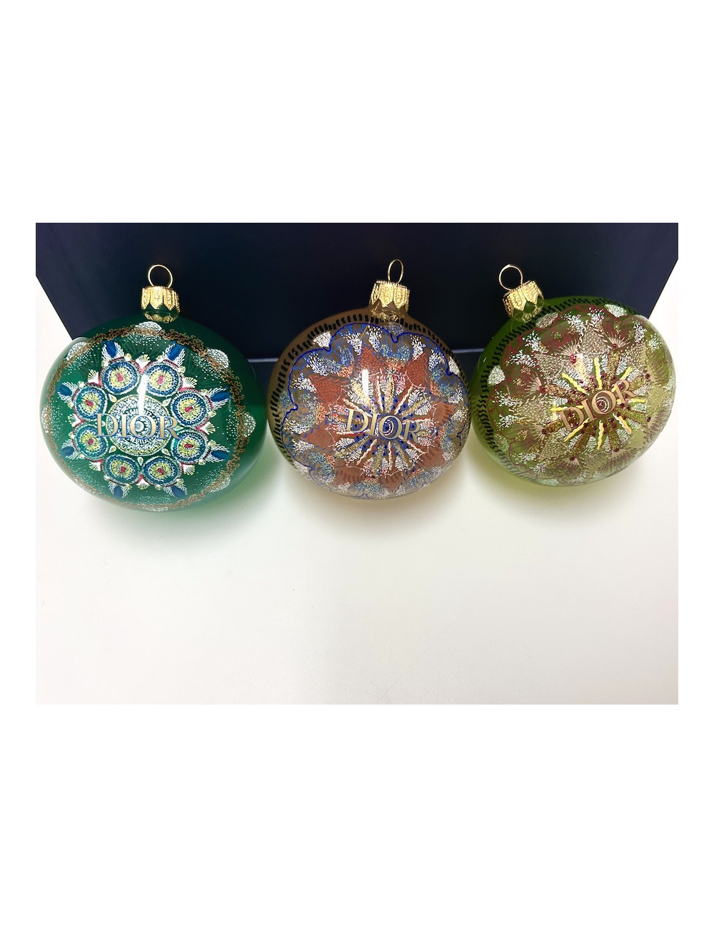 Boules de Noel Dior sapin de Noël : occasion certifiée authentique.