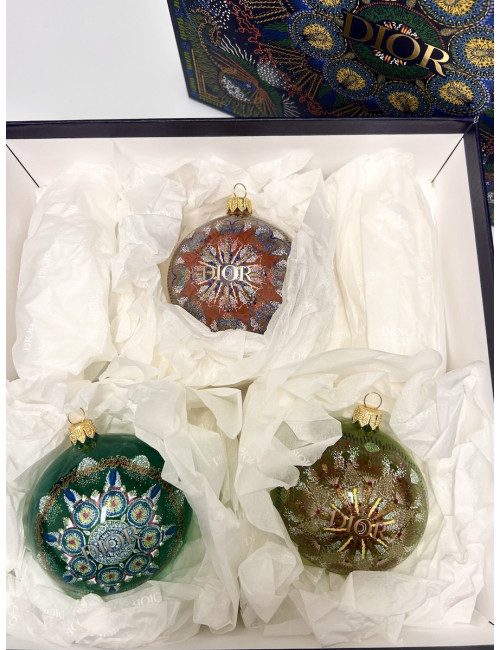 Boules de Noël Dior multicolores