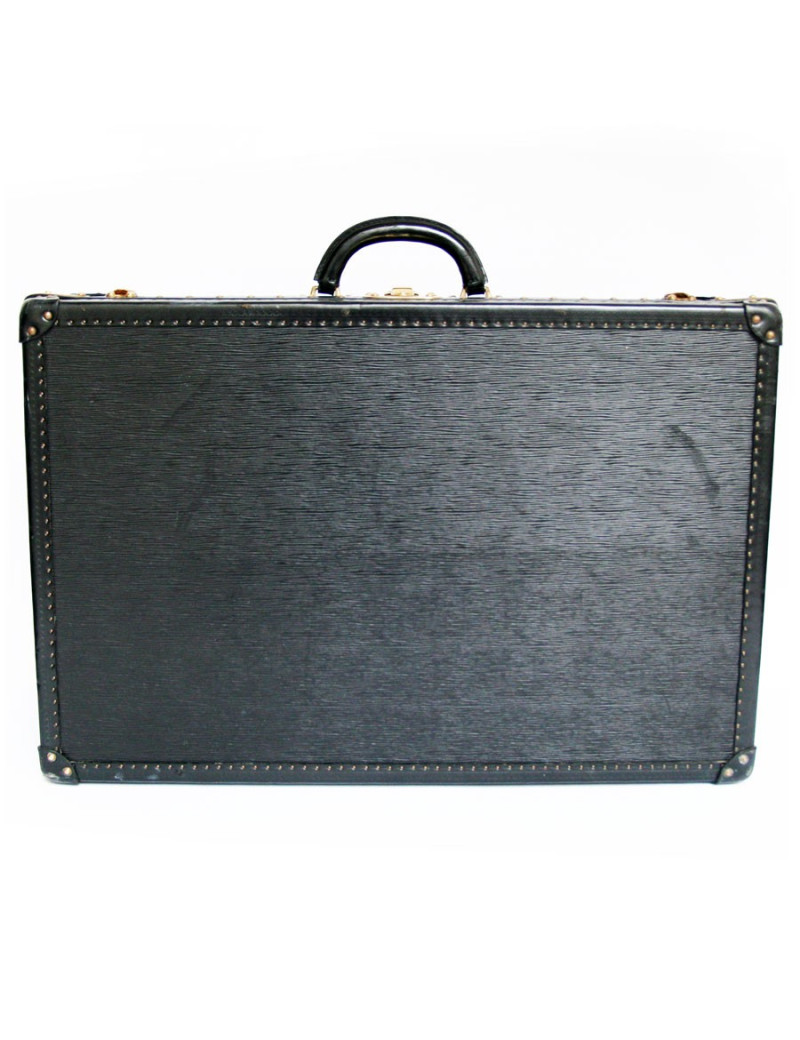 valise LOUIS VUITTON en cuir épi noir