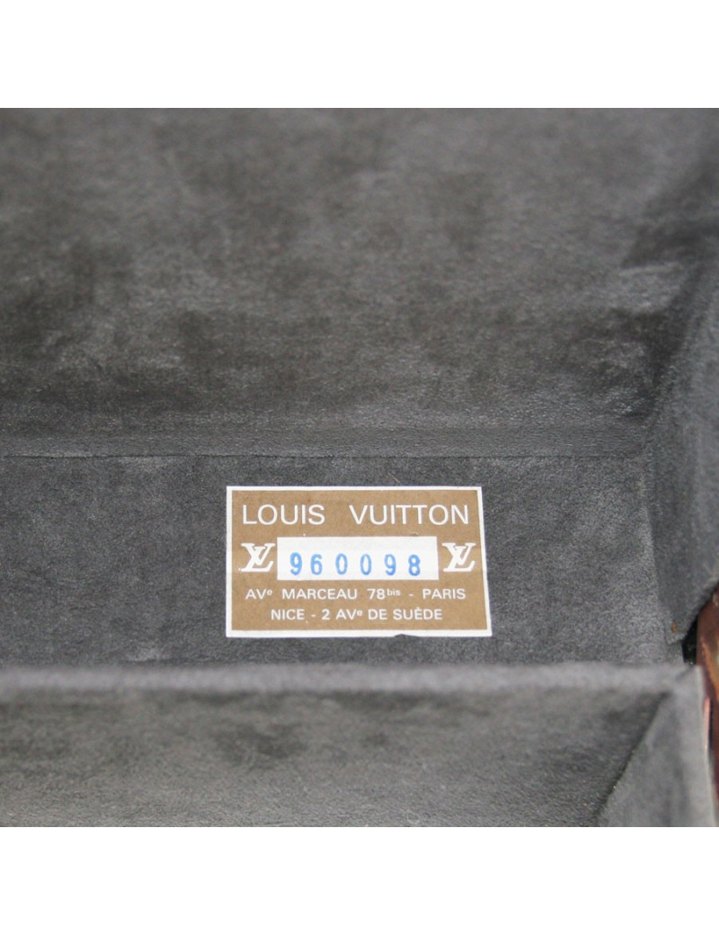 valise LOUIS VUITTON en cuir épi noir