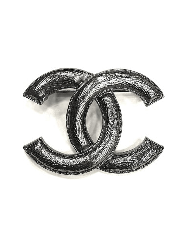 Broche Chanel argentée