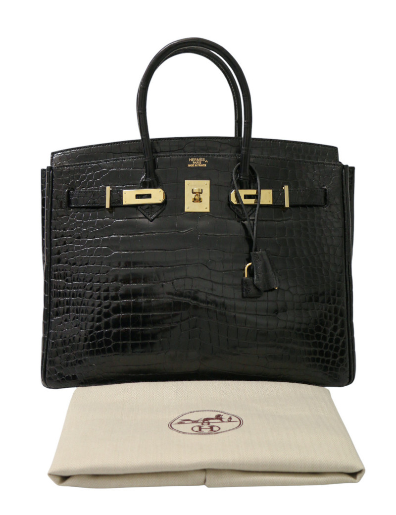 Birkin 35 crocodile porosus Hermès