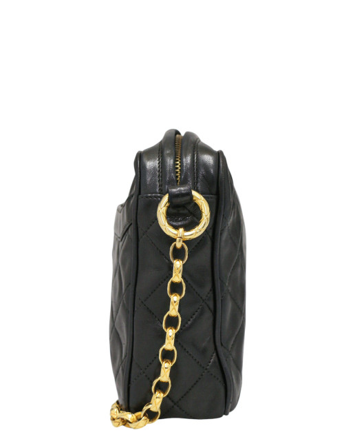 Sac Camera vintage Chanel chaine dorée