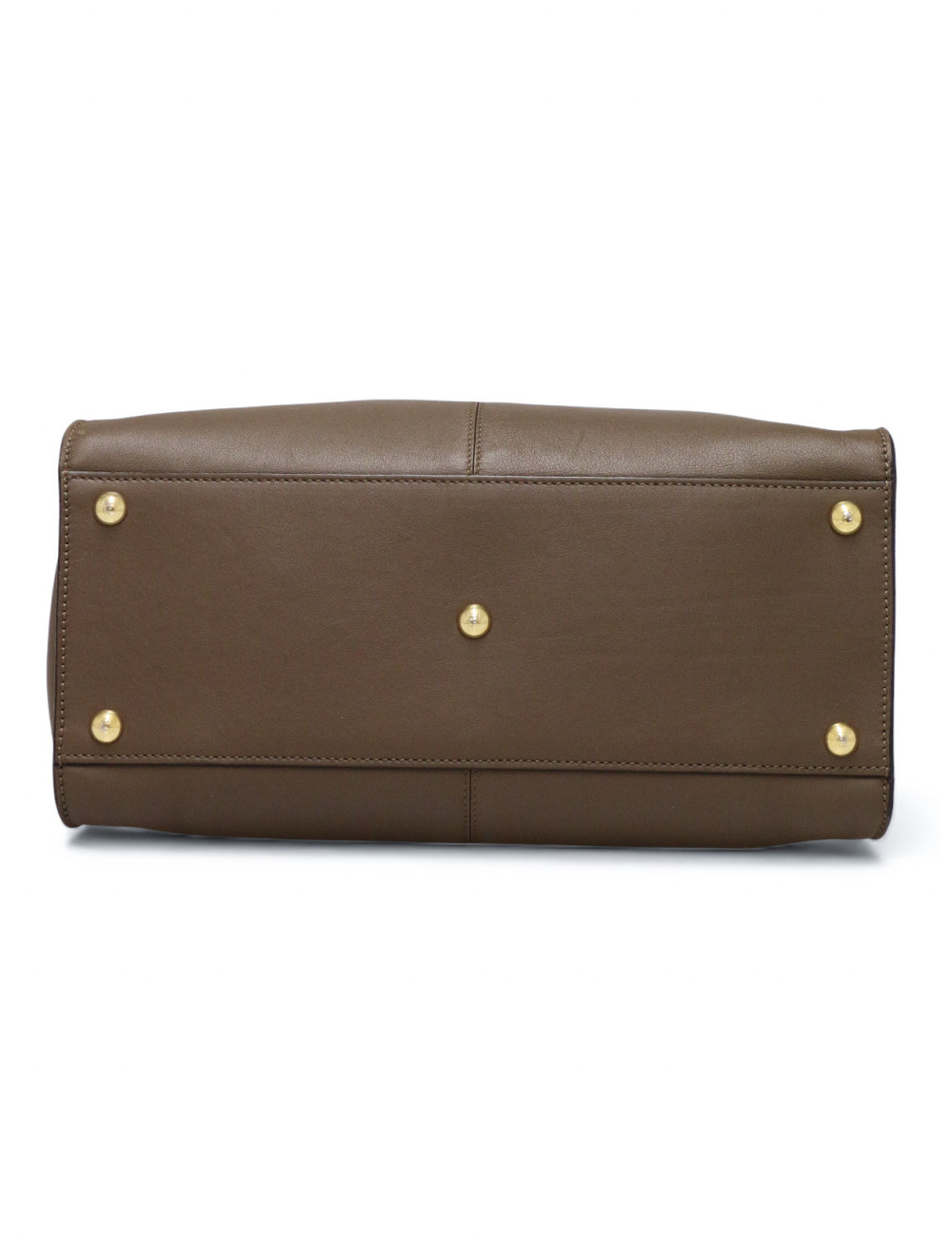 Peekaboo X-Lite Fendi en cuir taupe livré dans son dustbag Fendi.