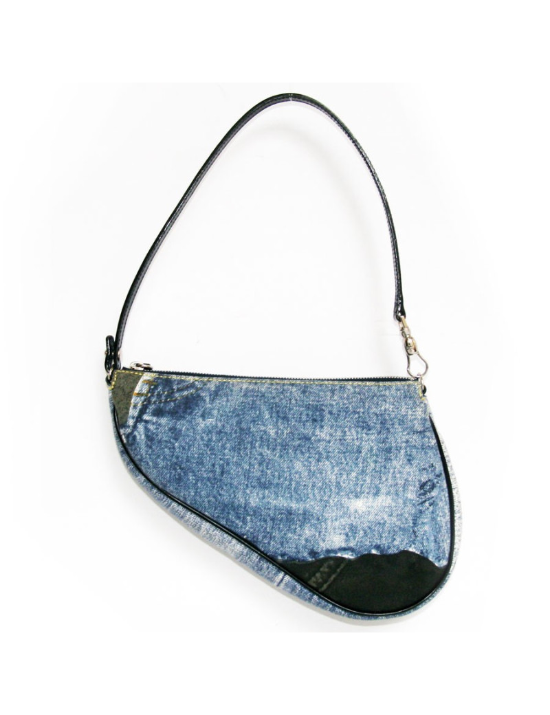 Sac selle Christian dior imprimé jean