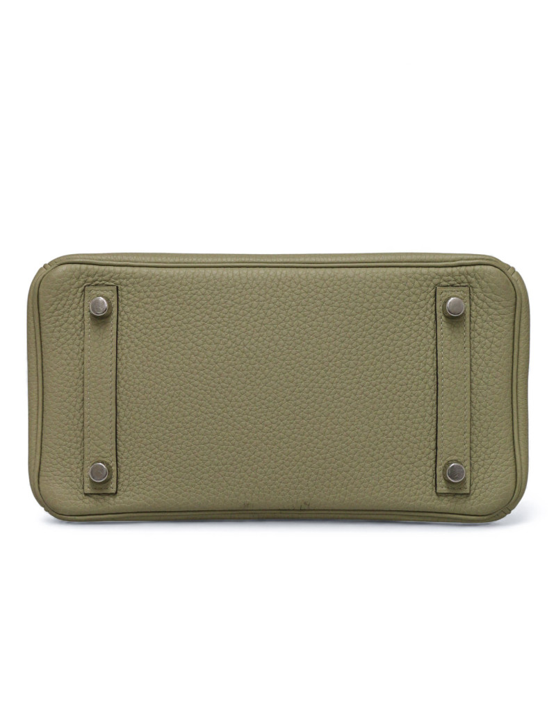 Sac Hermès Birkin 25 togo sauge