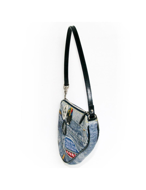 Sac selle Christian dior imprimé jean