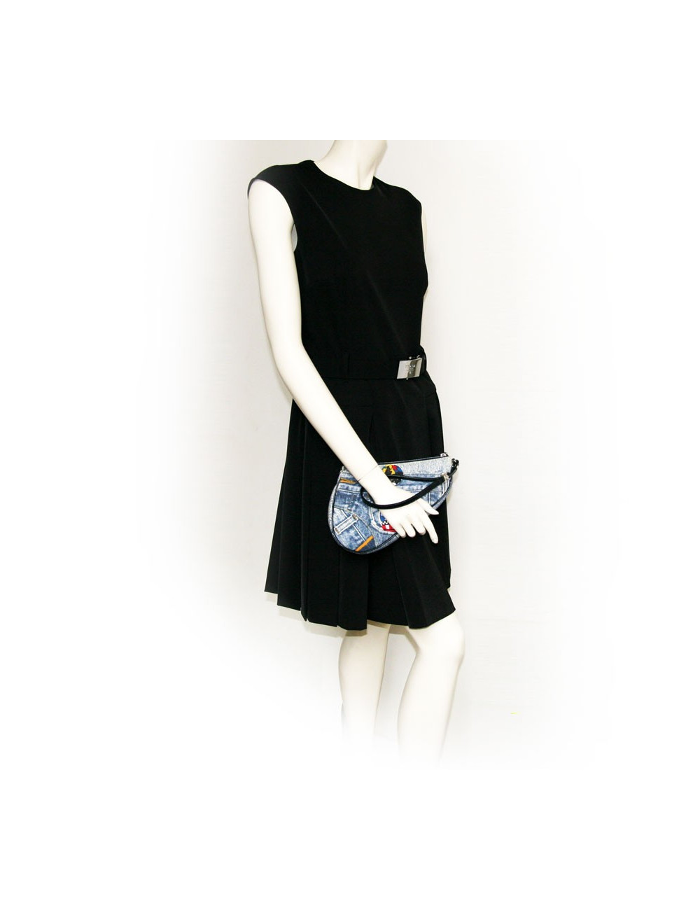 Sac selle Christian dior imprimé jean