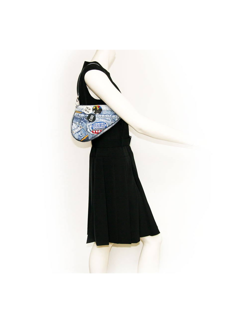 Sac selle Christian dior imprimé jean