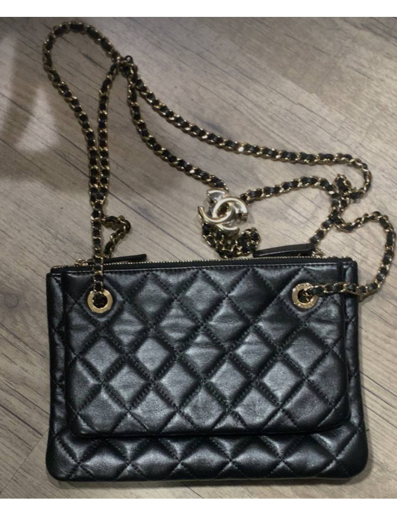 Sac CHANEL cuir d'agneau matelassé 2019