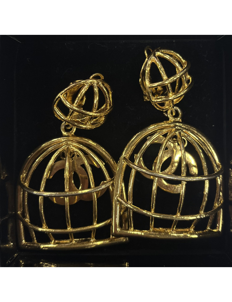 Clips Chanel cage vintage