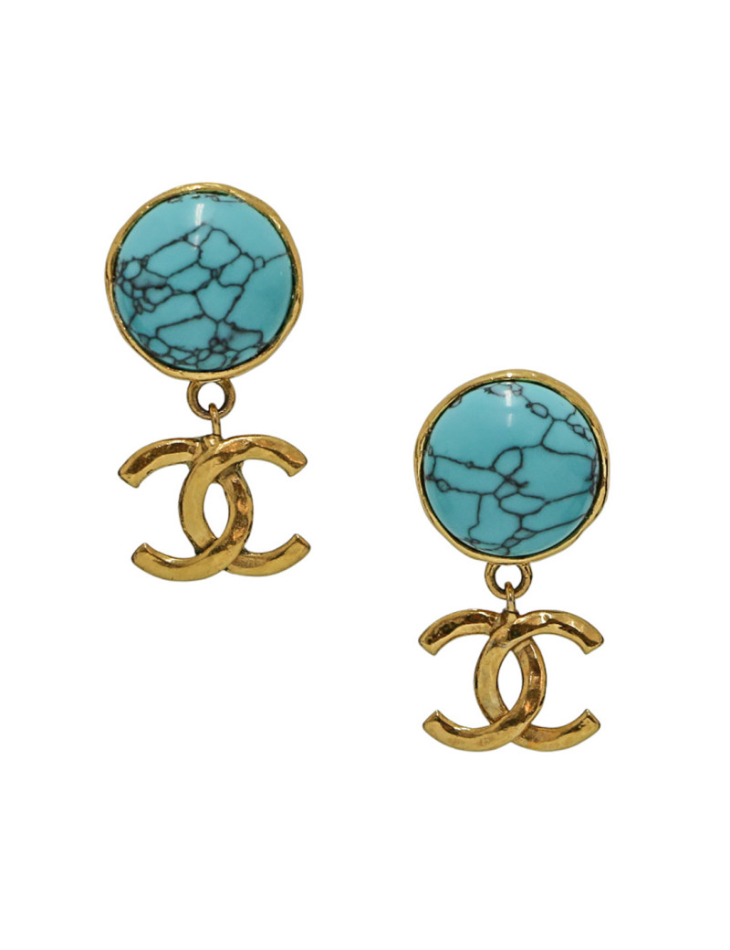 Clips CC pendant pâte de verre