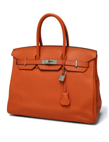 Sac Hermès Birkin 35 orange H
