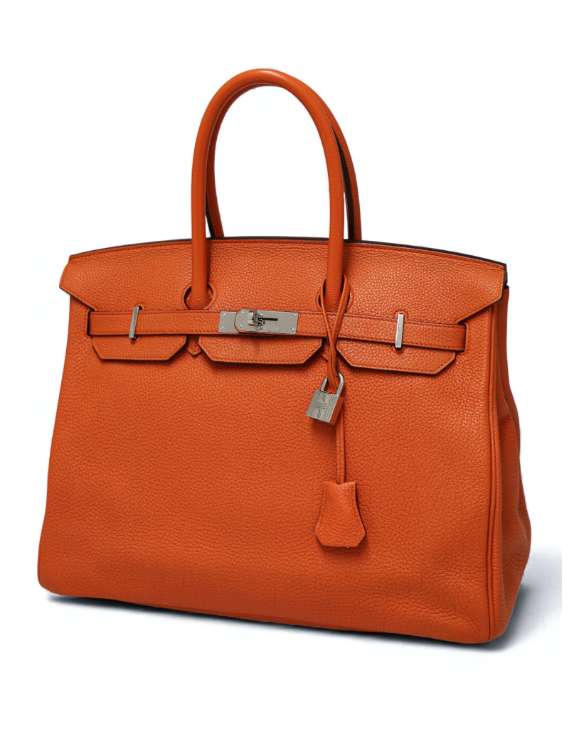 Sac Hermès Birkin 35 orange H