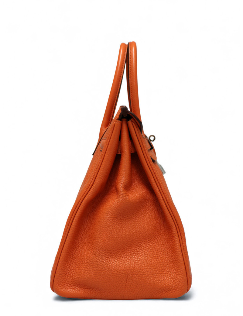 Sac Hermès Birkin 35 orange H