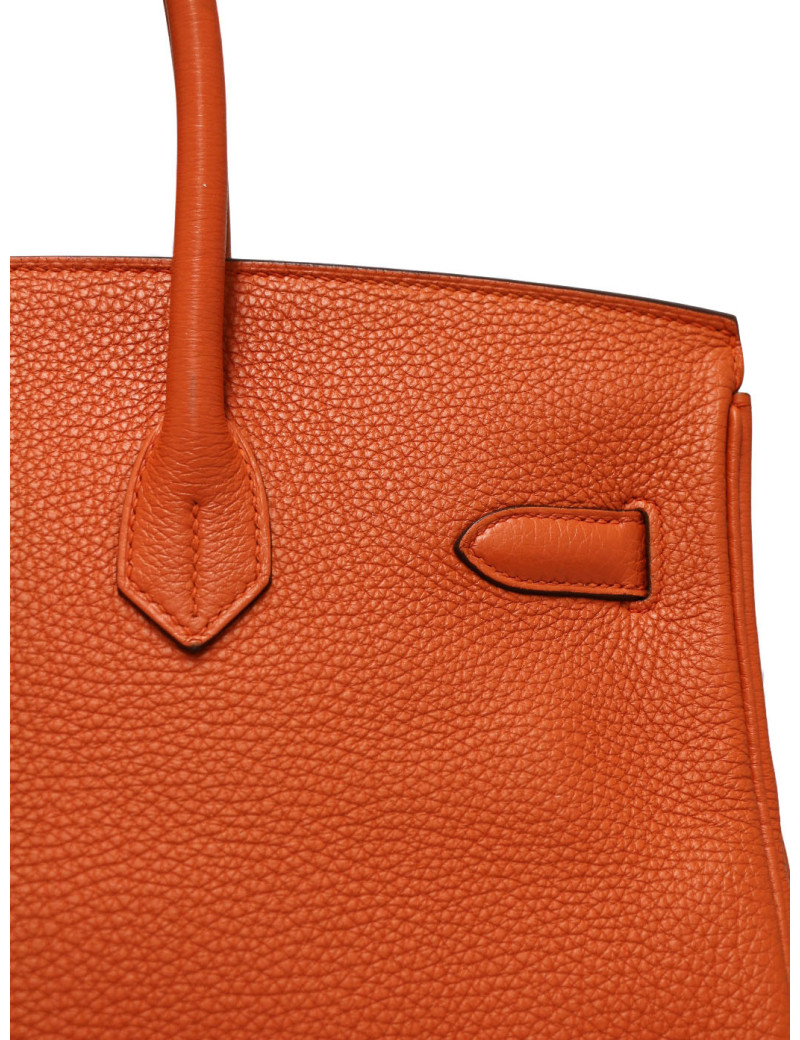 Sac Hermès Birkin 35 orange H
