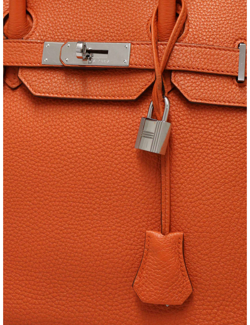 Sac Hermès Birkin 35 orange H
