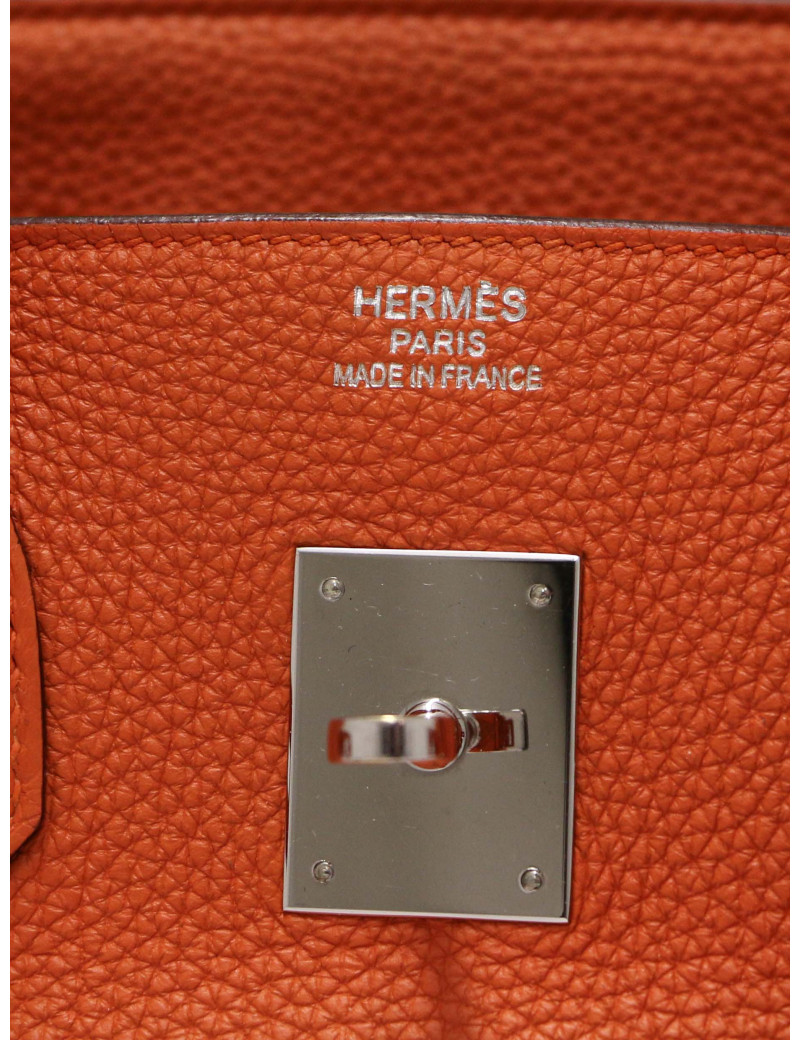 Sac Hermès Birkin 35 orange H