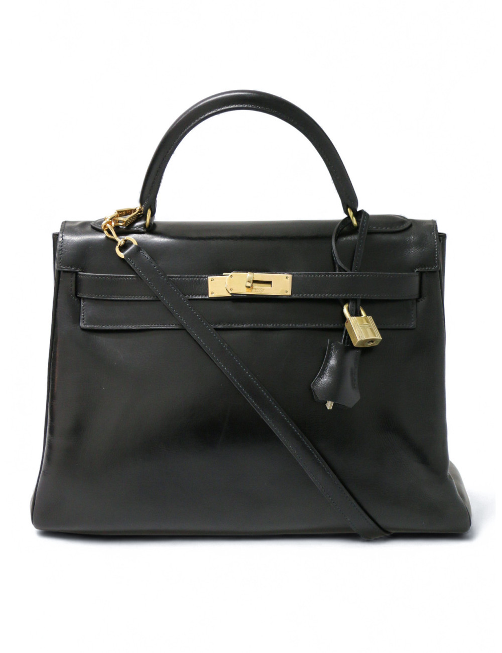 Sac Hermès Kelly 32 vintage noir