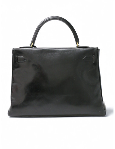 Sac Hermès Kelly 32 vintage noir 2