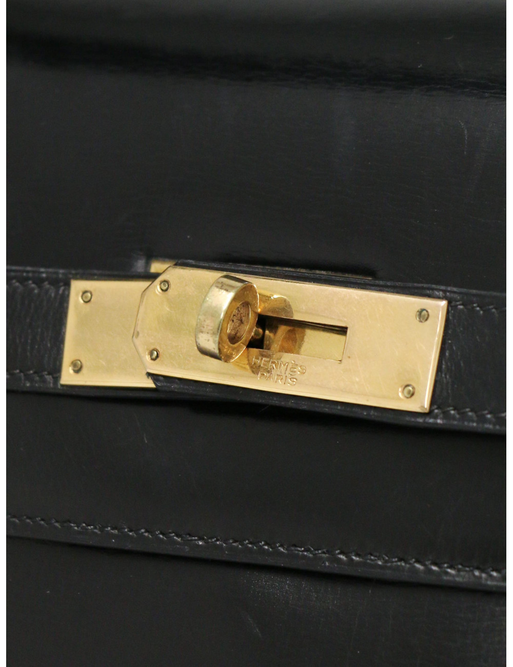 Sac Hermès Kelly 32 vintage noir