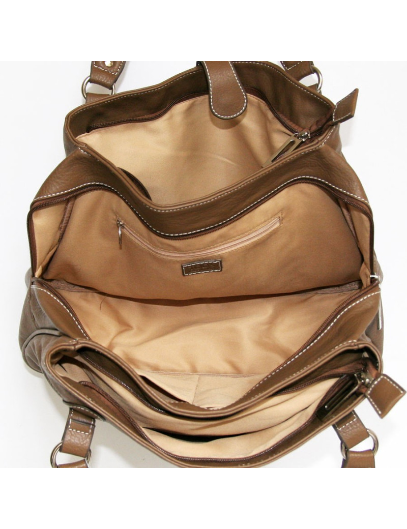 Sac TOD'S en cuir marron