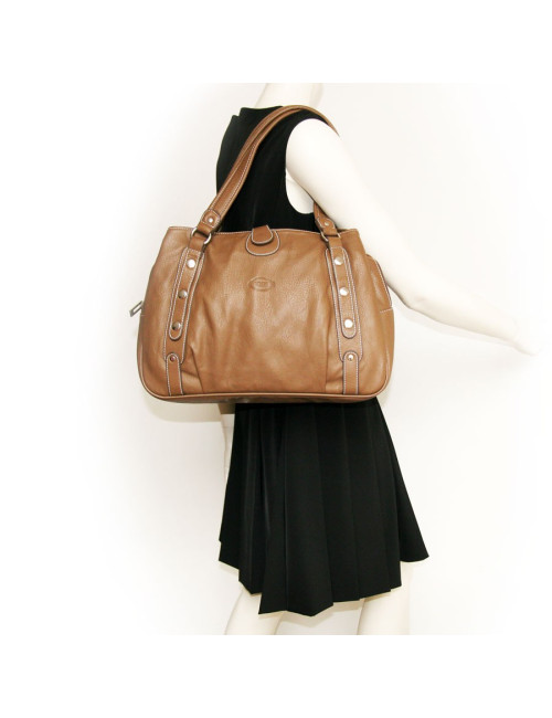 Sac TOD'S en cuir marron
