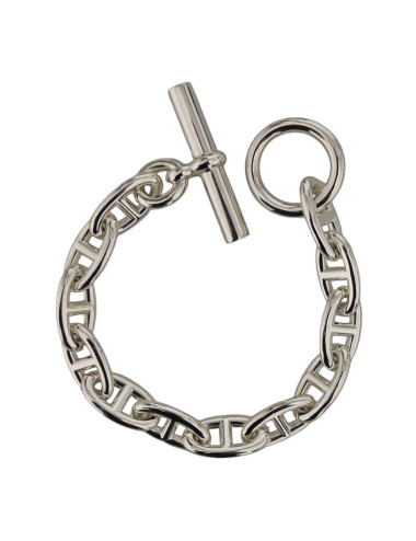 Bracelet Chaîne d'ancre Hermès 12 anneaux MM