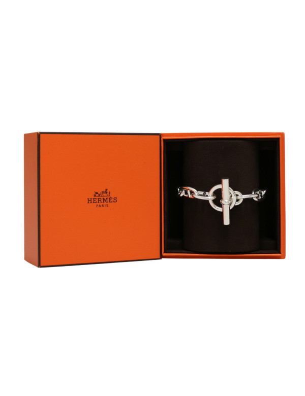 Bracelet Chaîne d'ancre Hermès 12 anneaux MM 2