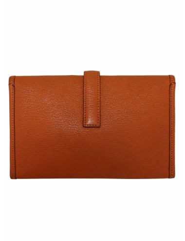 Pochette Jige HERMES petit modèle Evergrain orange 2